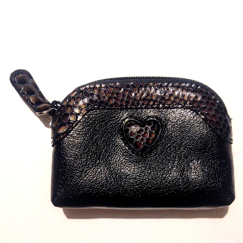 Brighton Leather Coin Trinket Jewelry Purse